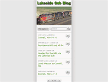 Tablet Screenshot of lakesidesubblog.qstation.org