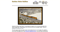 Desktop Screenshot of goldenstaterailfan.qstation.org